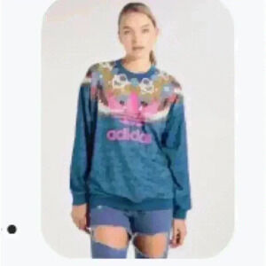 WOMENS Adidas x Farm Rio Borbomix Crew Neck Sweatshirt | XS extra small